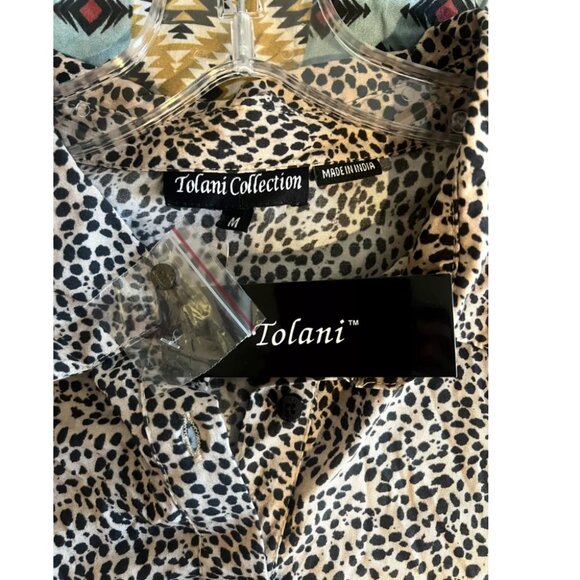 Tolani Collection Leopard Print Blouse – Size M – NWT - Picture 3 of 3